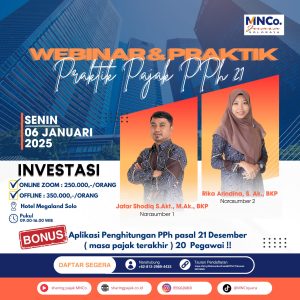 Seminar dan Webinar Pajak – PPh Pasal 21 Tahunan 2024