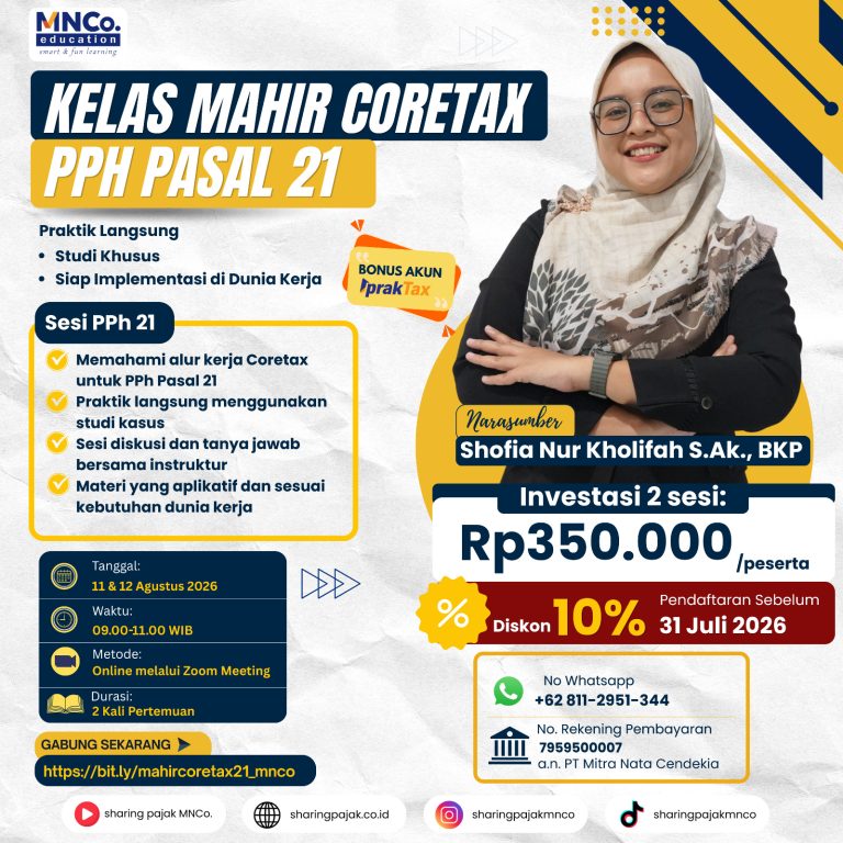 KELAS MAHIR CORETAX – Sesi PPh Pasal 21