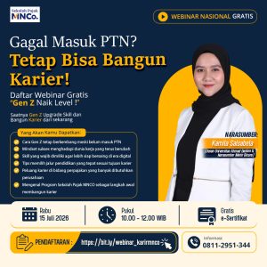 WEBINAR NASIONAL GRATIS Gagal Masuk PTN? Tetap Bisa Bangun Karir !